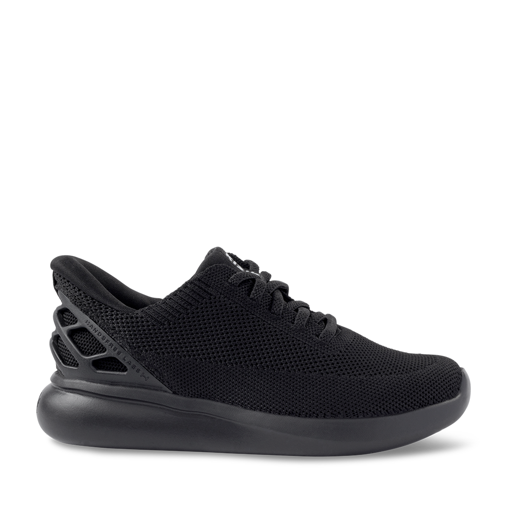 Kizik Athens Blackout Mens side view mens - Hanig's Footwear