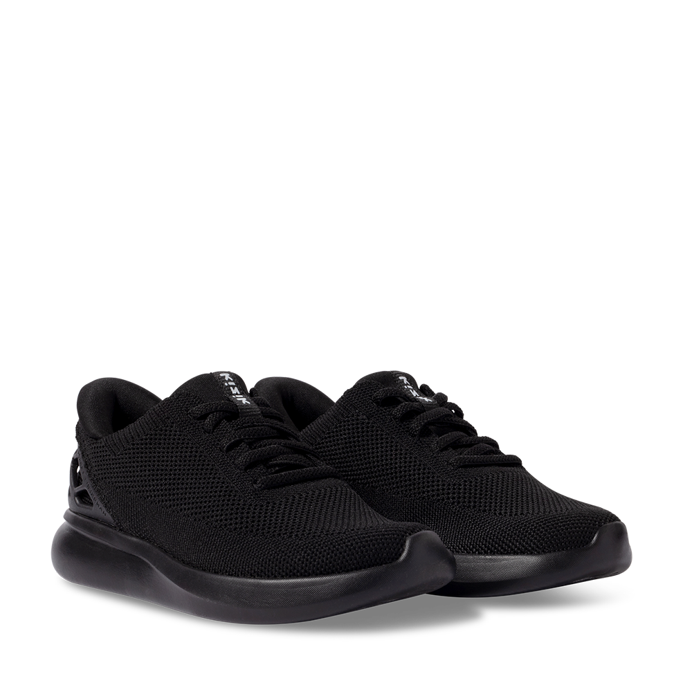 Kizik Athens Blackout Mens angle view mens - Hanig's Footwear