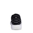 Kizik Athens Black White Sole Womens heel view | Hanig's Footwear