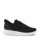 Kizik Athens Black White Sole Womens side view | Hanig's Footwear