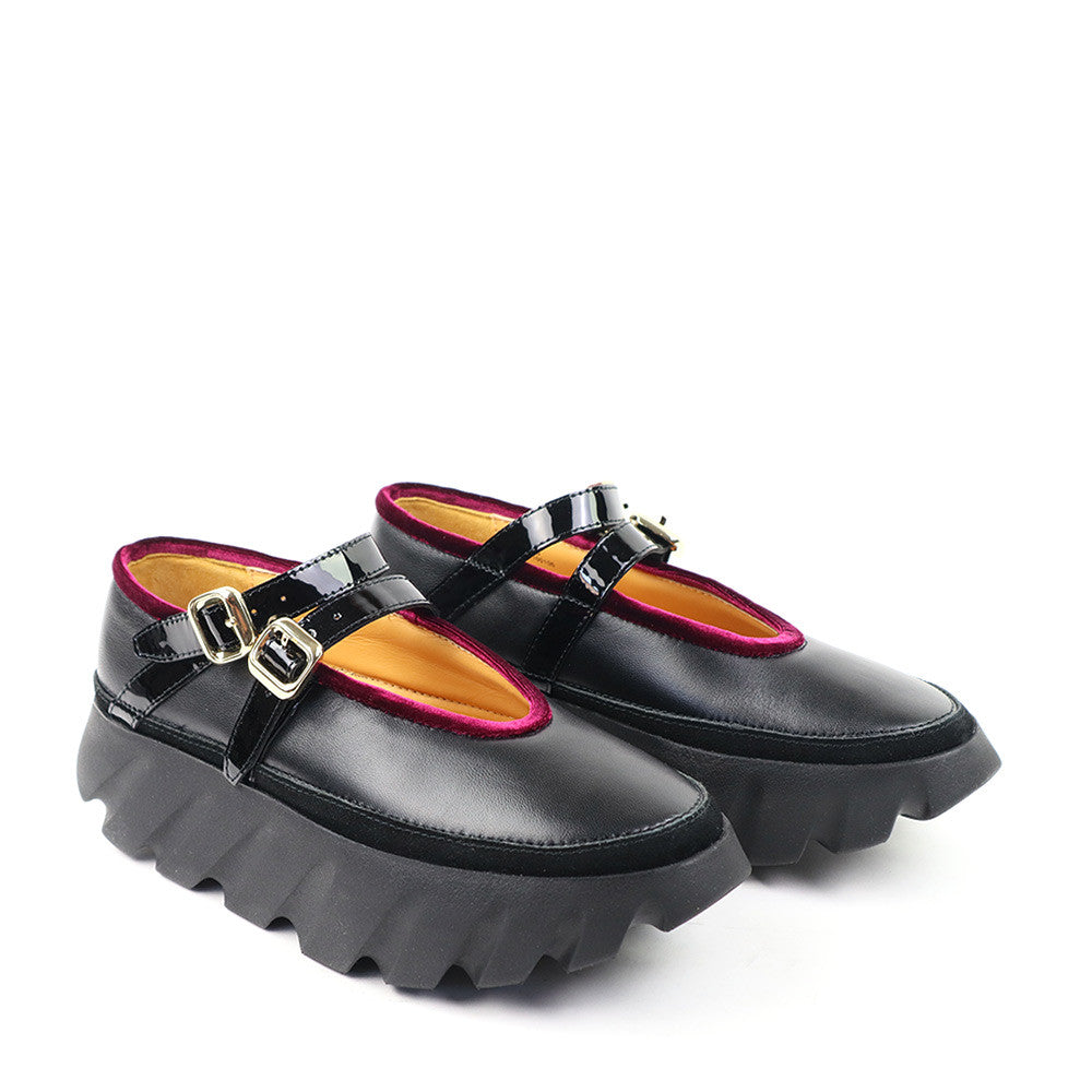 4ccccees Tura Ballet Black angle view - Hanig's Footwear