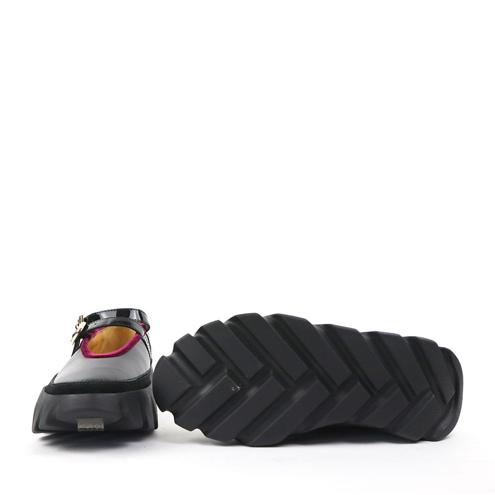 4ccccees Tura Ballet Black sole view - Hanig's Footwear