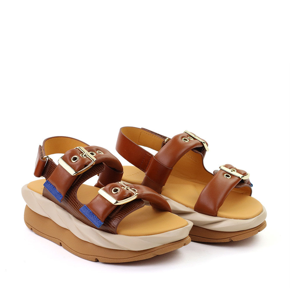 4ccccees Mellow Vita Tan angle view - Hanig's Footwear