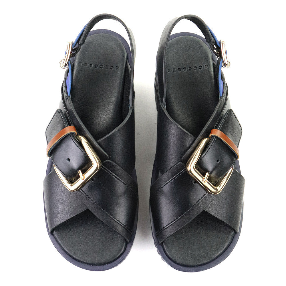 4ccccees Plia June Black top view - Hanig's Footwear