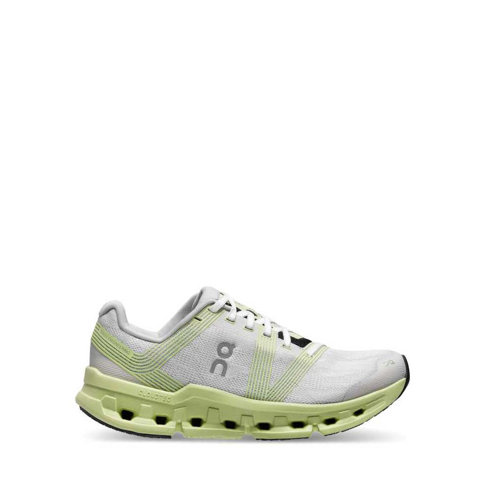 On Running Cloudgo White/Meadow Womens side view - Hanig's Footwear