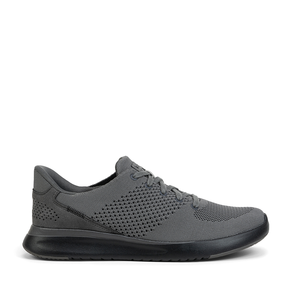 Kizik Lima Graphite Mens side view mens - Hanig's Footwear