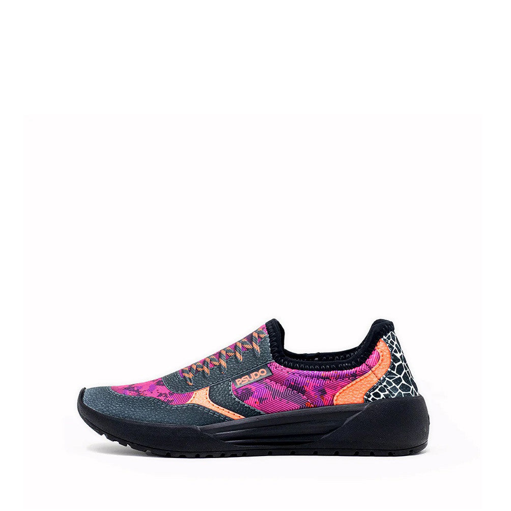 Psudo Court Womens Pink Camo inside view - Hanig's Footwear