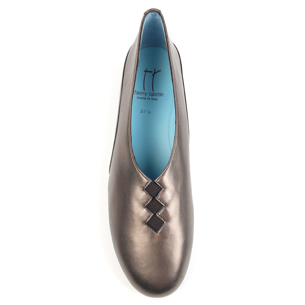 Thierry Rabotin Grace 7410 Bronze Taffetas top view - Hanig's Footwear