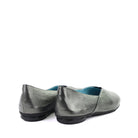 Thierry Rabotin Gracie 1587MP Pewter heel view - Hanig's Footwear