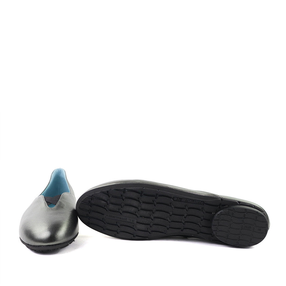 Thierry Rabotin Gracie 1587MP Pewter sole view - Hanig's Footwear