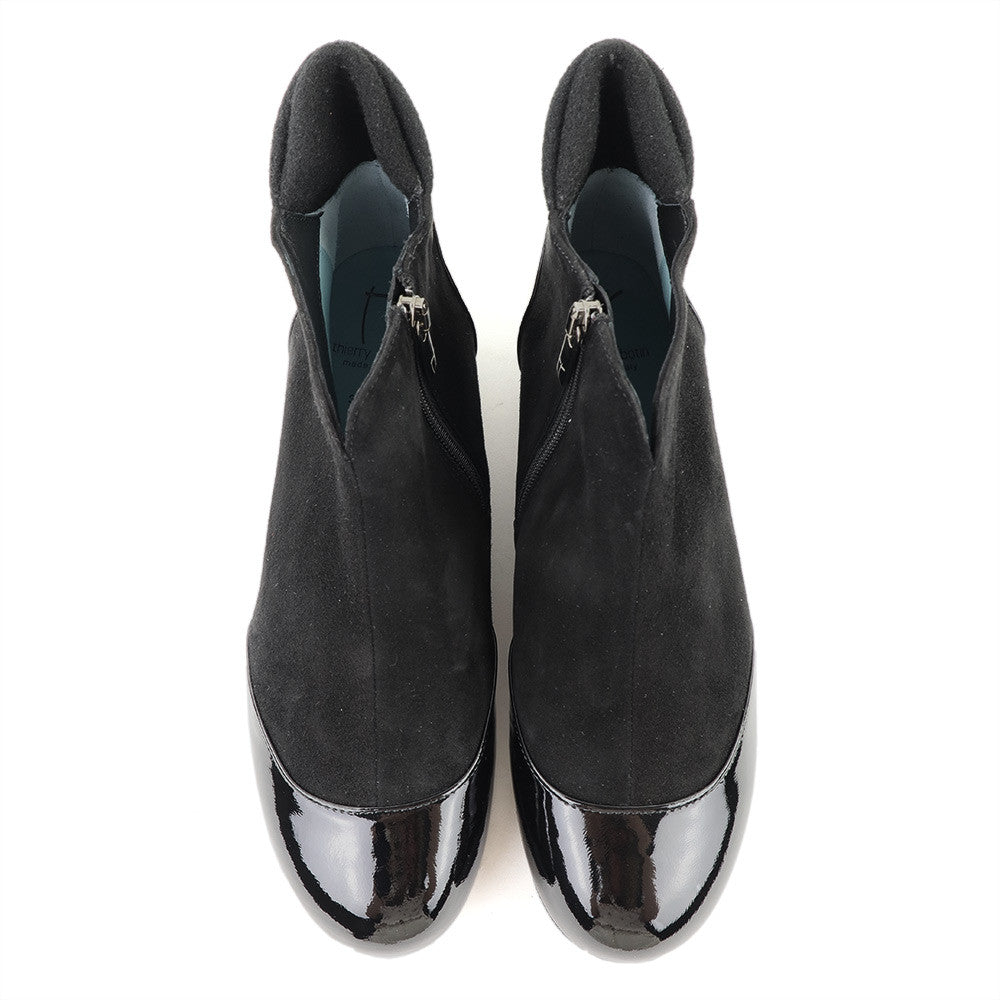 Thierry Rabotin Gemon 2451MN Black top view - Hanig's Footwear