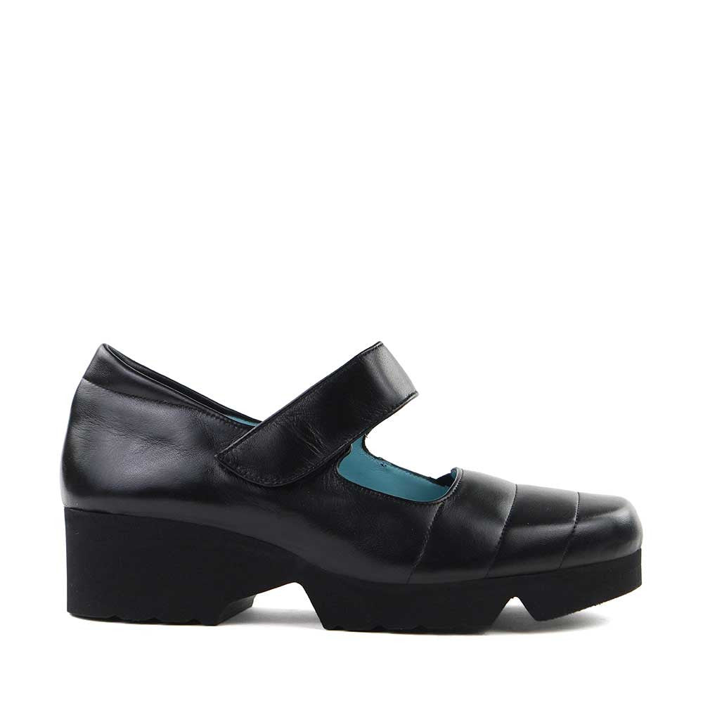 Thierry Rabotin Dado 3585H Black Nappa side view - Hanig's Footwear