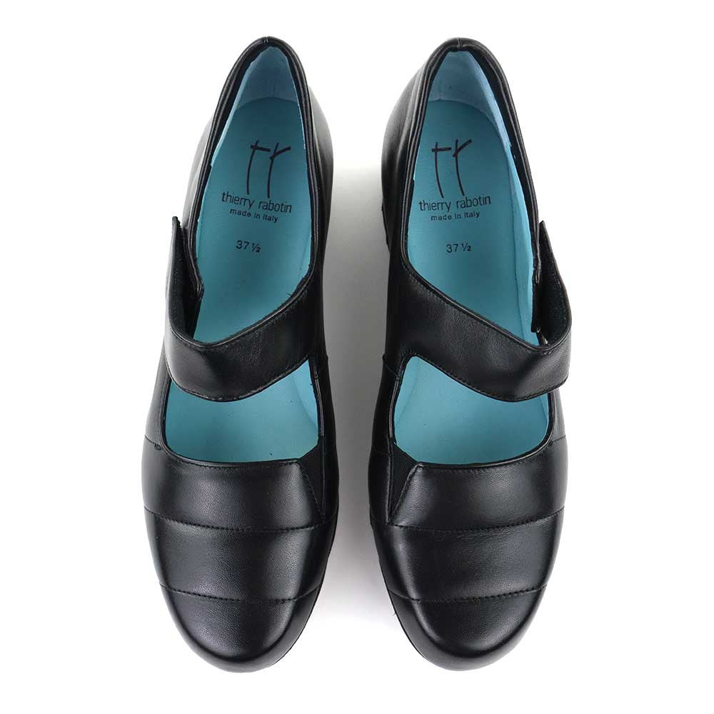 Thierry Rabotin Dado 3585H Black Nappa top view - Hanig's Footwear