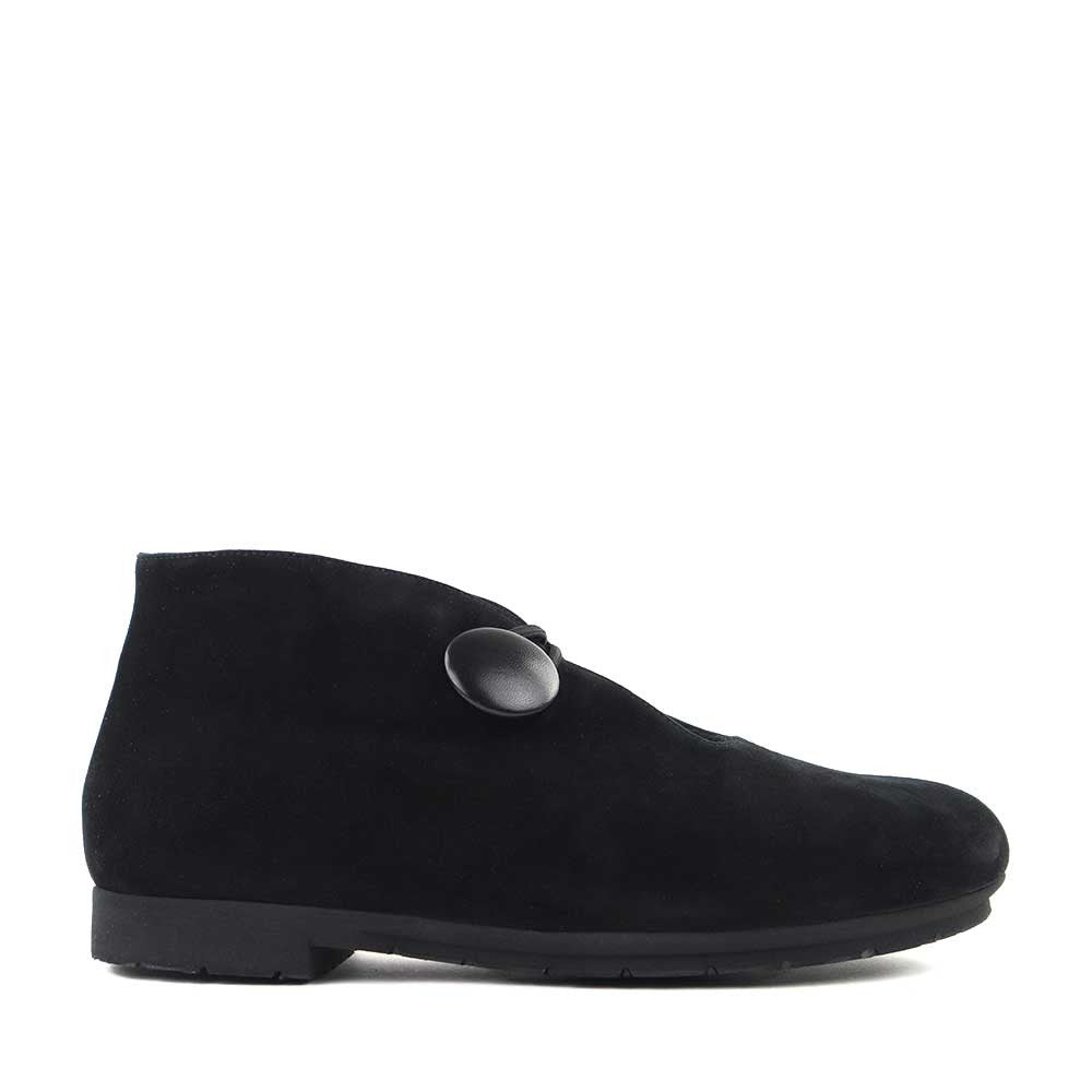 Thierry Rabotin Gybe 1543MQ Black suede side view - Hanig's Footwear