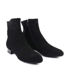 Thierry Rabotin Naxos S316MGR Black Suede angle view - Hanig's Footwear