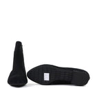 Thierry Rabotin Naxos S316MGR Black Suede sole view - Hanig's Footwear