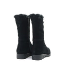 Mephisto Sofia Black heel view - Hanig's Footwear