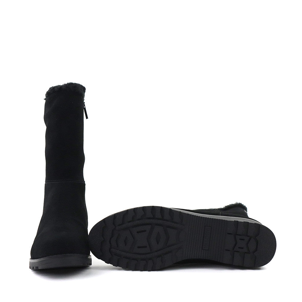 Mephisto Sofia Black sole view - Hanig's Footwear