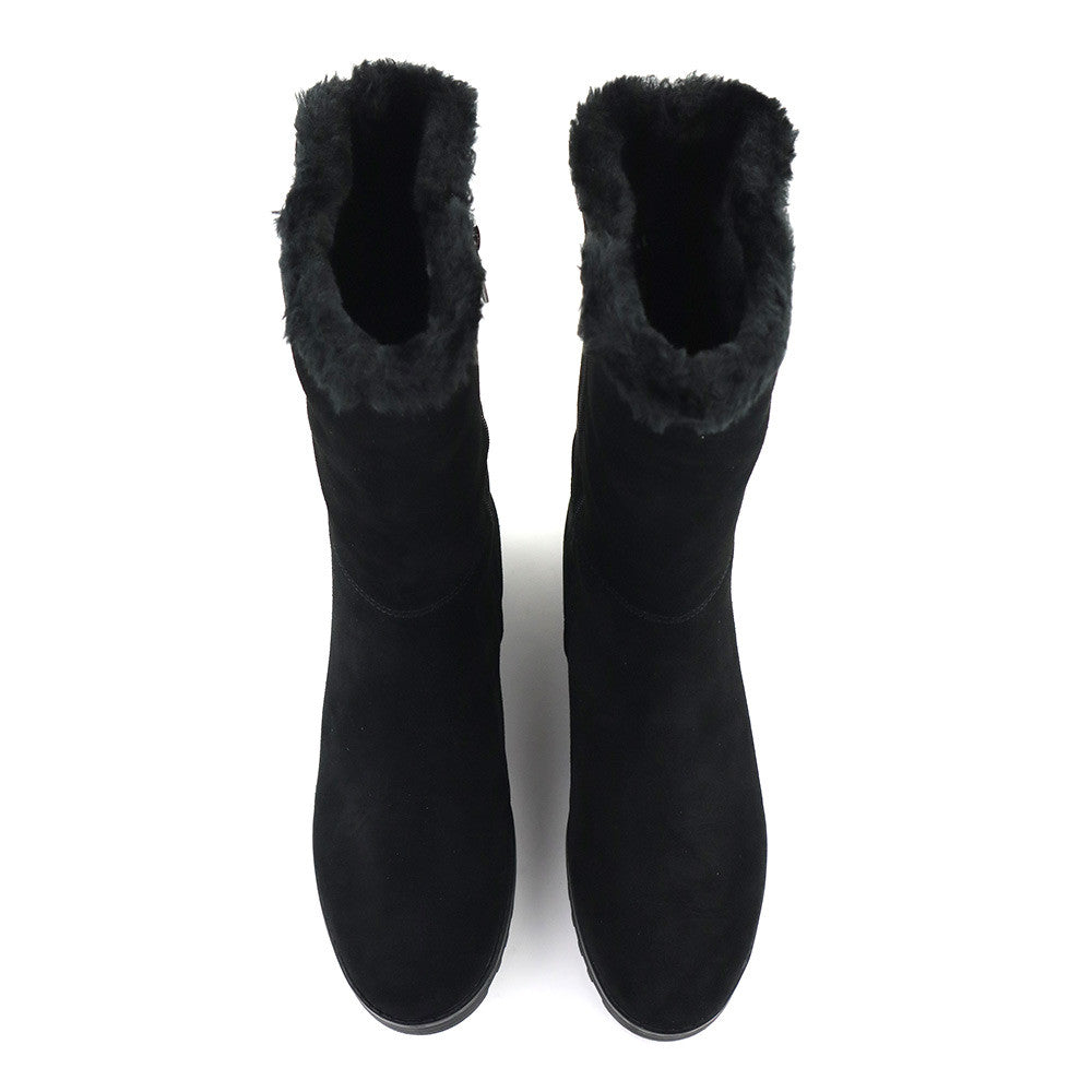 Mephisto Sofia Black TOP view - Hanig's Footwear