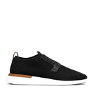 Wolf & Shephard Swiftknit Derby Black side - Hanig's Footwear