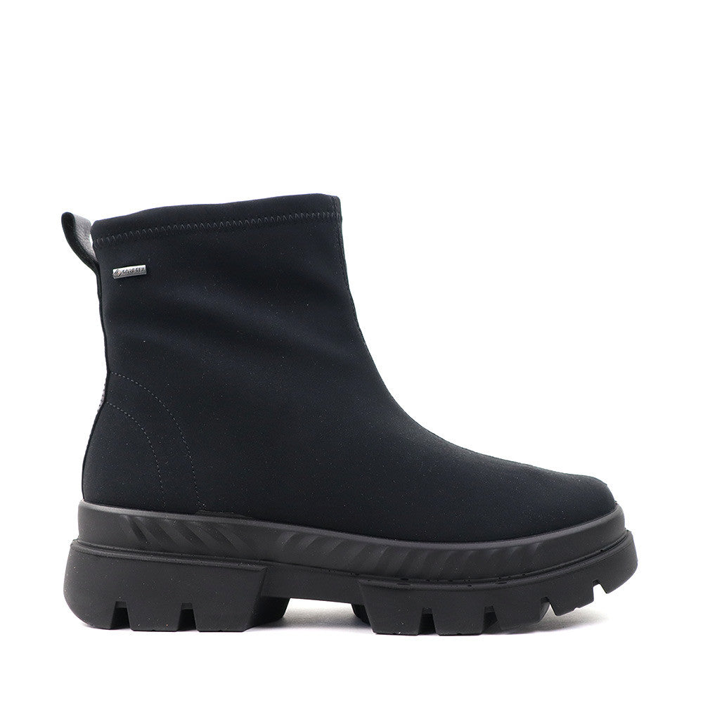 ARA Montvale Black Gtx side view - Hanig's Footwear