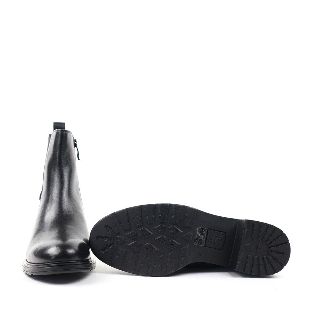 ARA Plumeria Black Nappa sole view - Hanig's Footwear