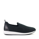 Ara Leena 2 Black Woven side view - Hanig's Footwear