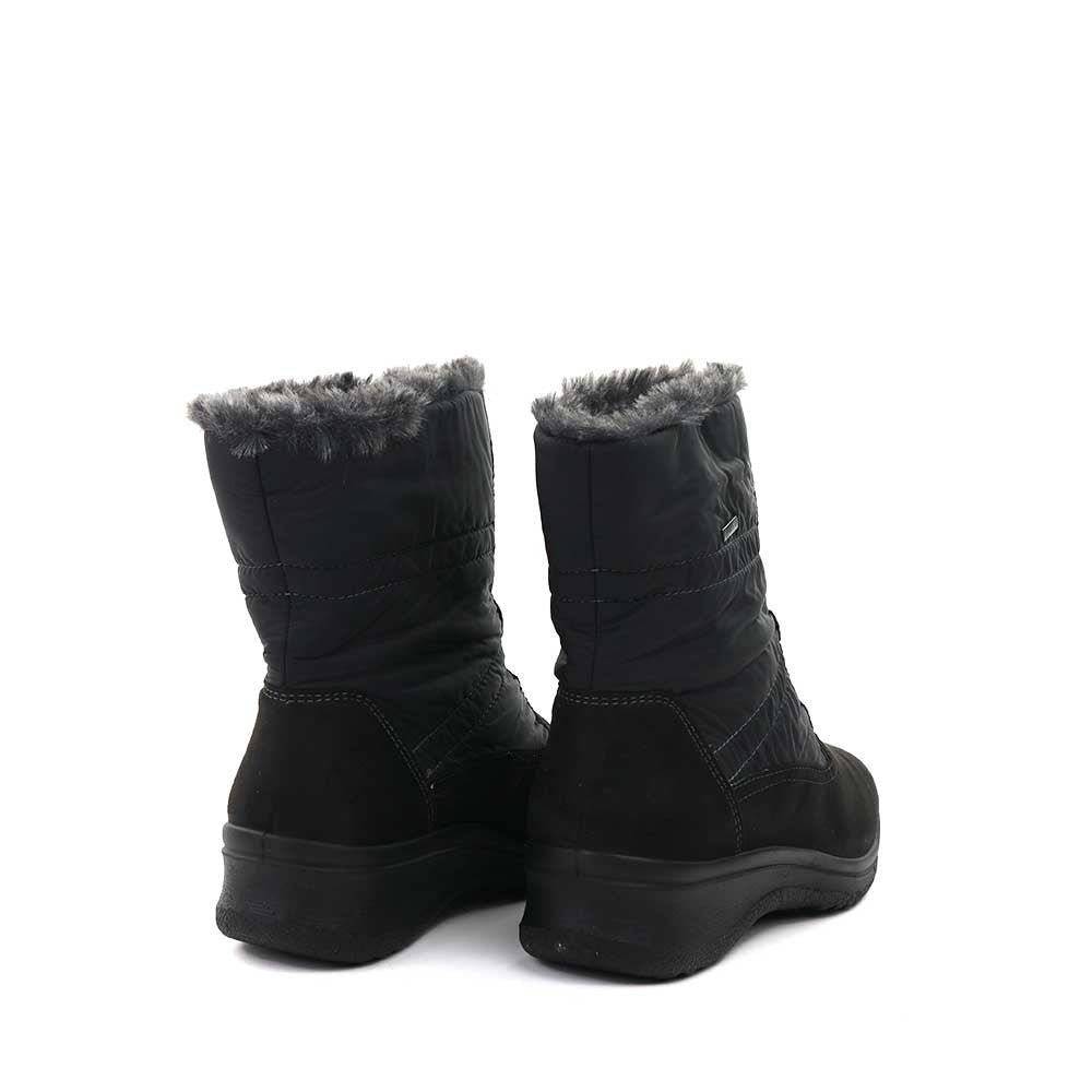 Ara McKinney Hydro Boot black heel - Hanig's Footwear