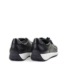 Ara Ollie Black Leather heel view - Hanig's Footwear