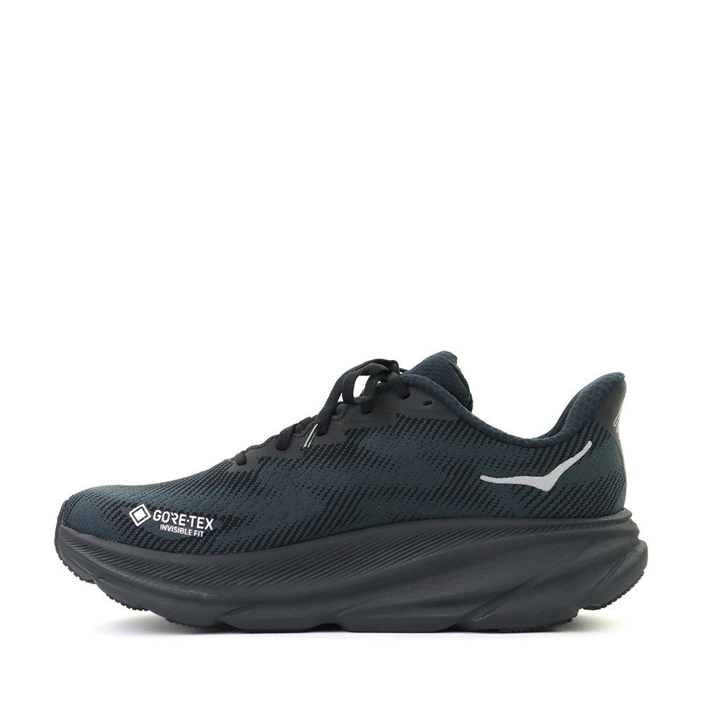Hoka One One Clifton 9 Gtx Men Black inside view - Hanig's Footwear