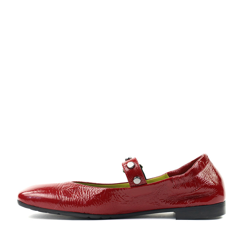 Mat 20 9209 red patent inside view - Hanig's Footwear