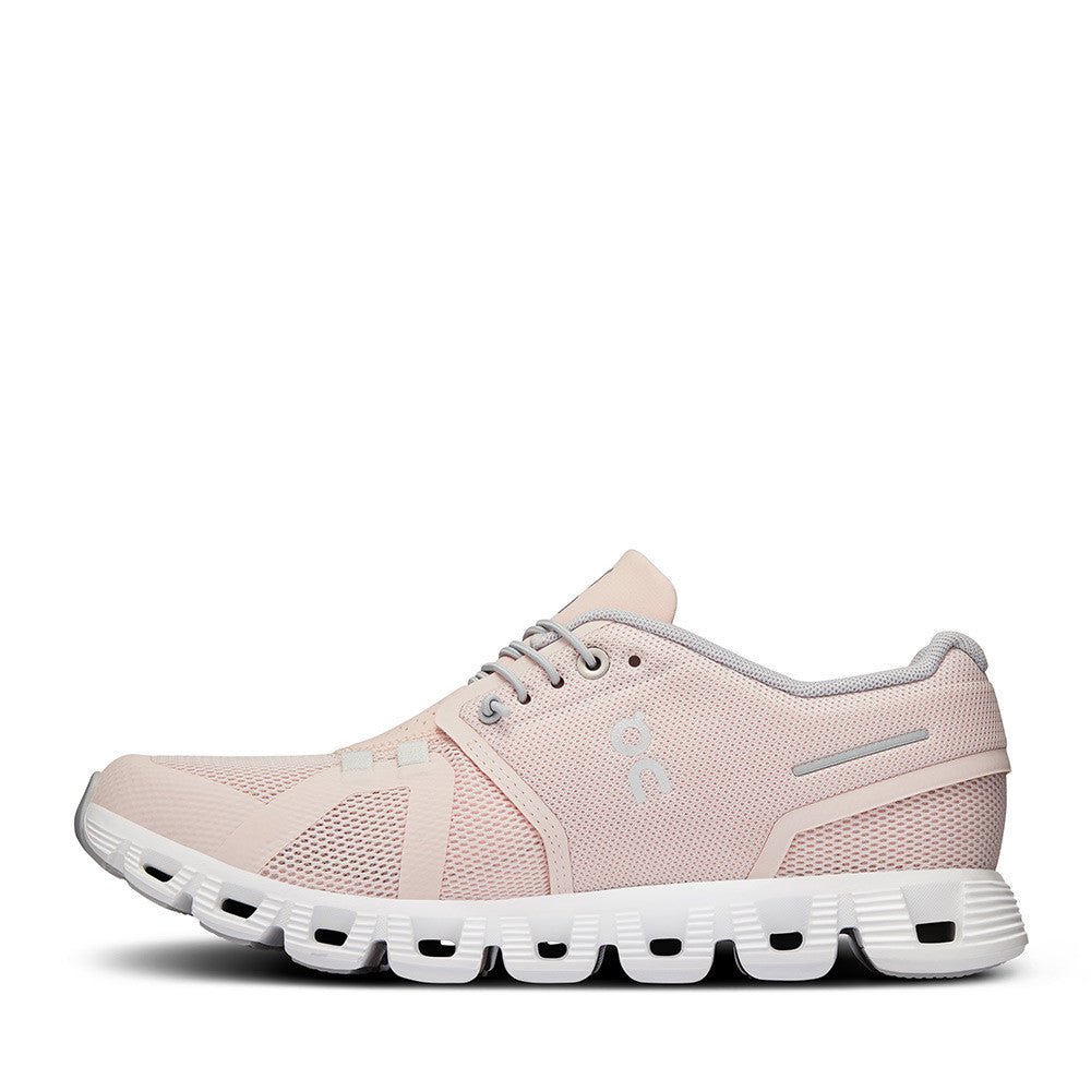 On Running Cloud 5 Rose Shell Womens inside view - Hanig's Footwear