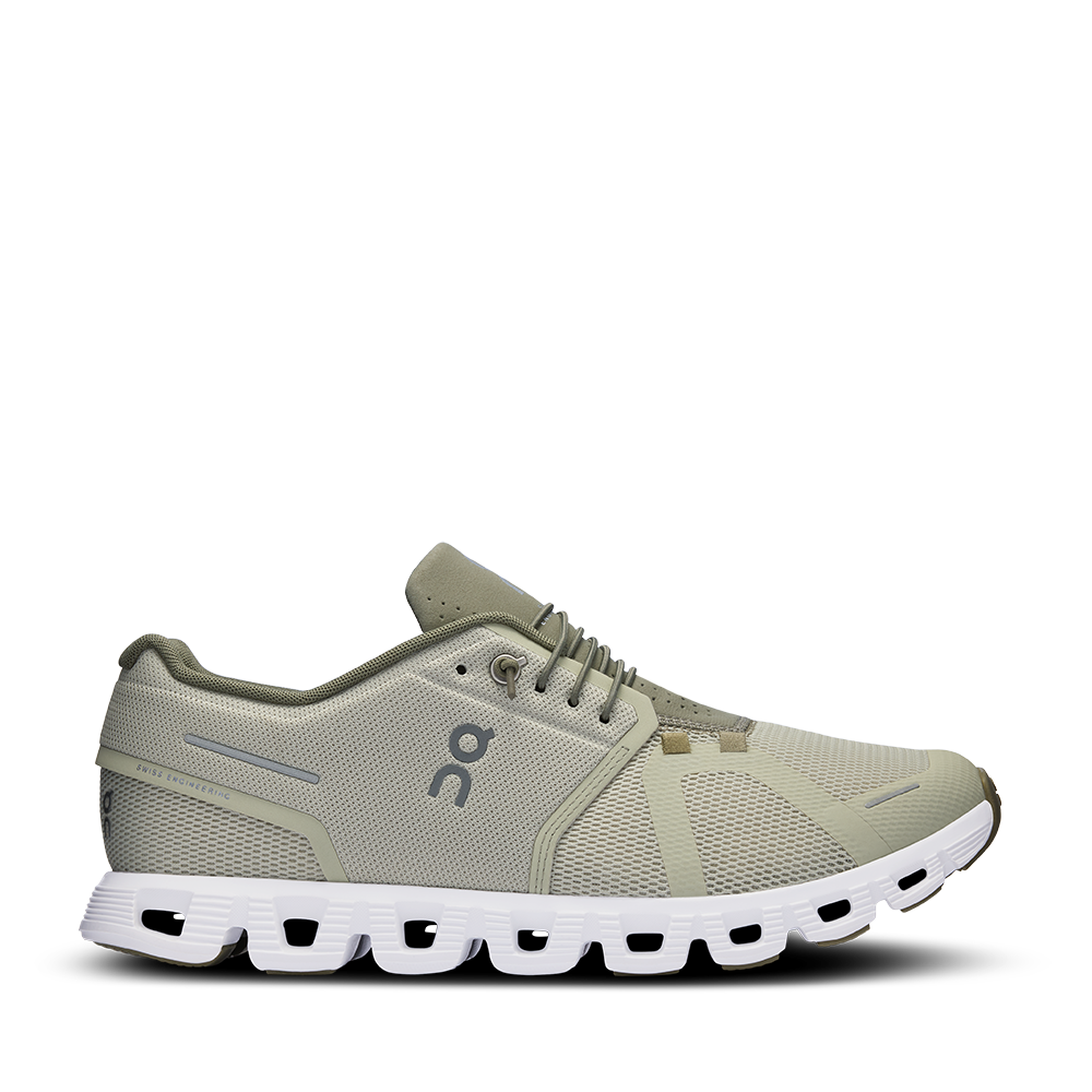 On Cloud 5 Chalk Grove Mens side view - Hanig's Footwear