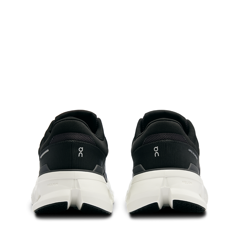 On Running Cloudrunner 2 Eclipse Black Womens heel view - Hanig's Footwear