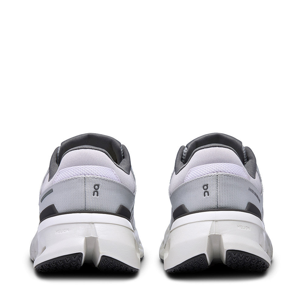 On Running Cloudrunner 2 Frost White Womens heel view - Hanig's Footwear