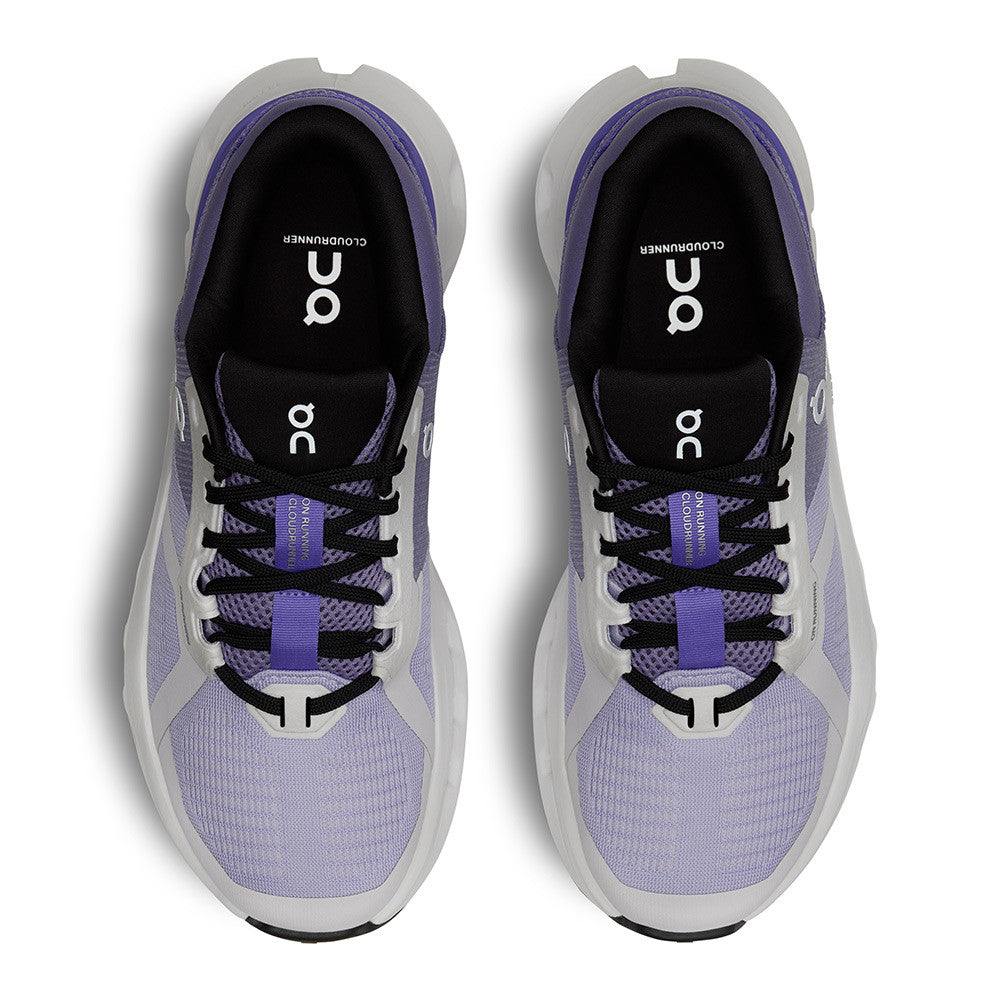 On Cloudrunner Nimbus Blueberry Womens top view - Hanig's Footwear