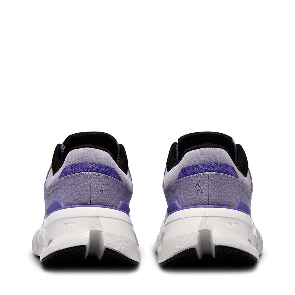 On Cloudrunner Nimbus Blueberry Womens heel view - Hanig's Footwear