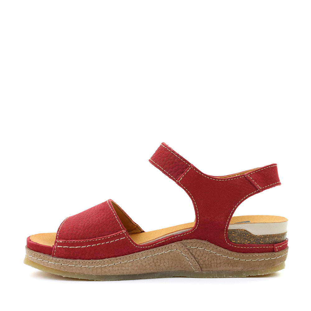 On Foot 240 Red inside view - Hanigs Footwear