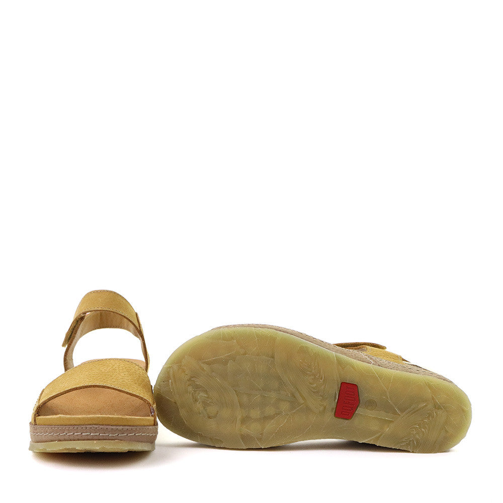 On Foot 240 Mustard sole view - Hanigs Footwear