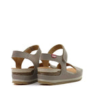 On Foot 203 Taupe heel view - Hanigs Footwear