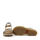 On Foot 203 Taupe sole view - Hanigs Footwear