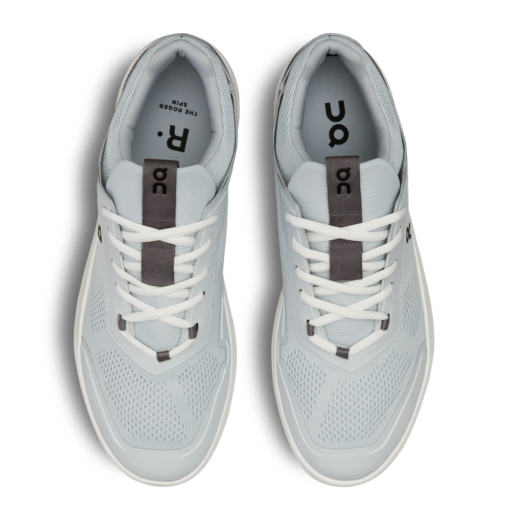 On Roger Spin Glacier Asphalt Mens top view mens - Hanig's Footwear