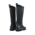 Robert Zur Blair Black Leather heel view - Hanig's Footwear