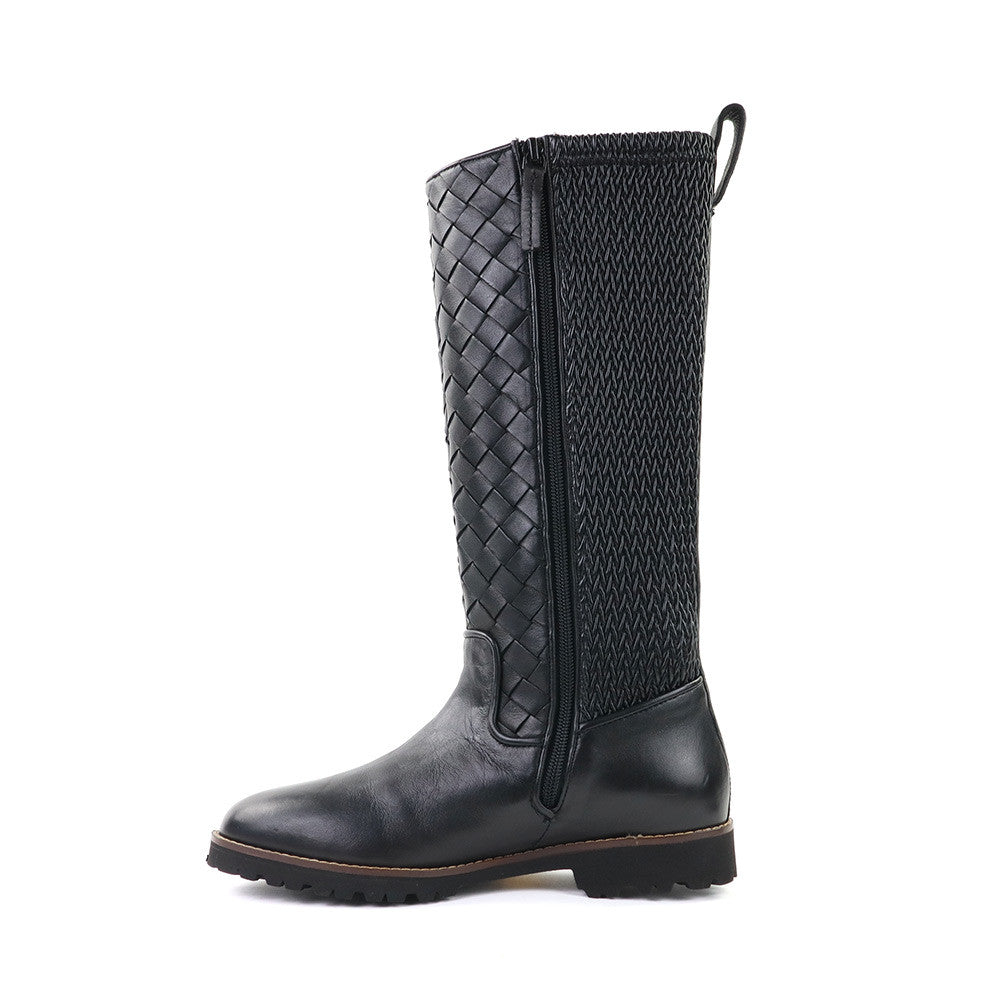 Robert Zur Blair Black Leather inside view - Hanig's Footwear