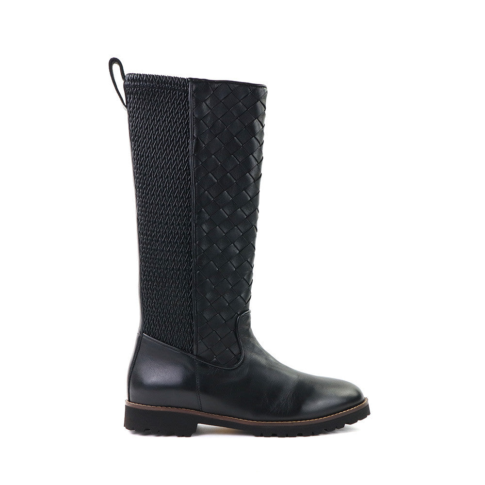 Robert Zur Blair Black Leather side view - Hanig's Footwear