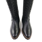 Robert Zur Blair Black Leather top view - Hanig's Footwear