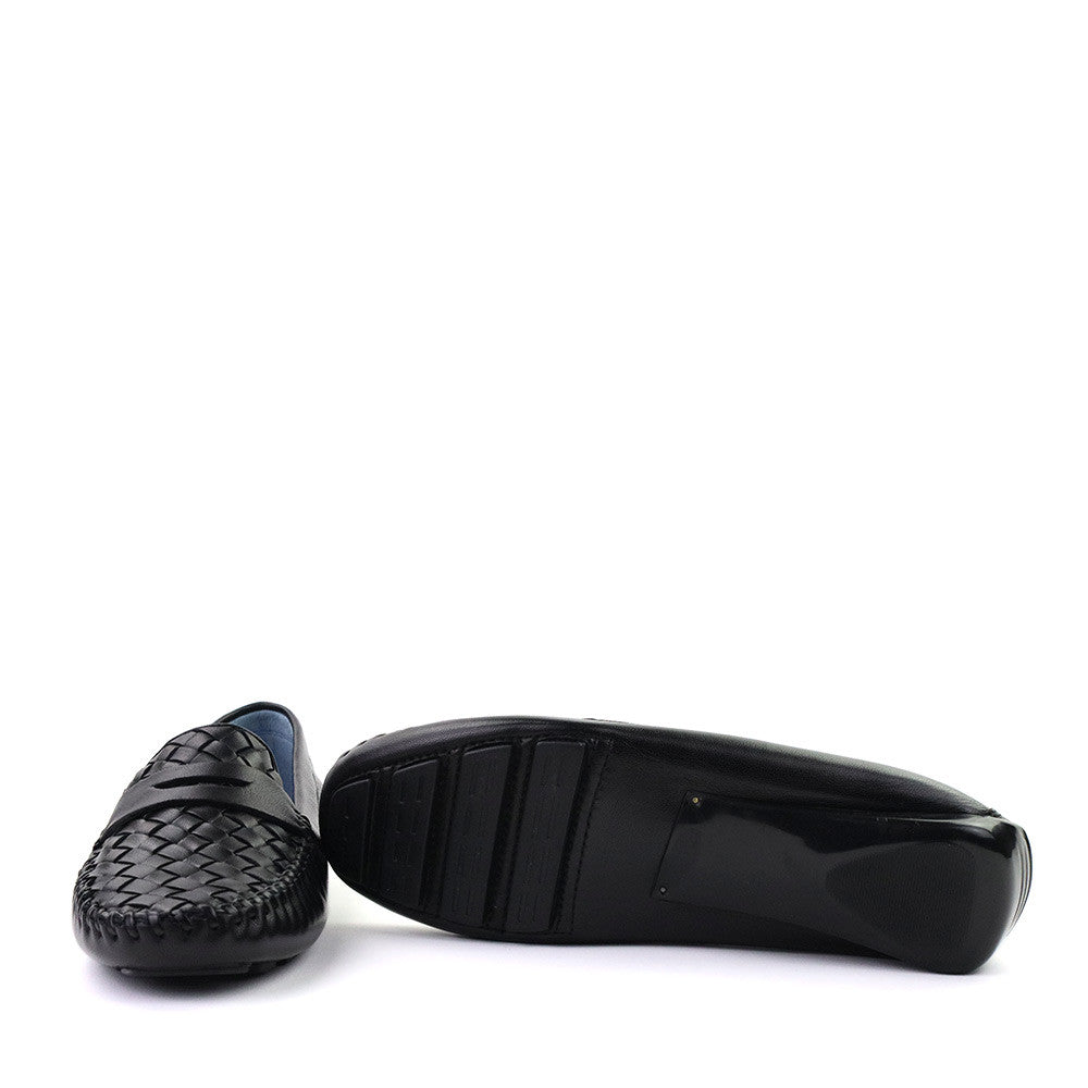 Robert Zur Petra Black sole view - Hanig's Footwear