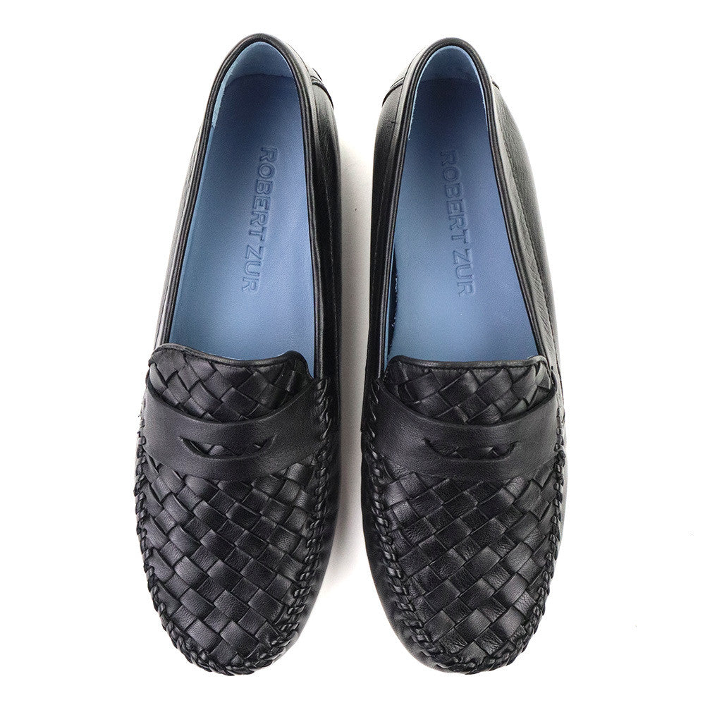 Robert Zur Petra Black top view - Hanig's Footwear