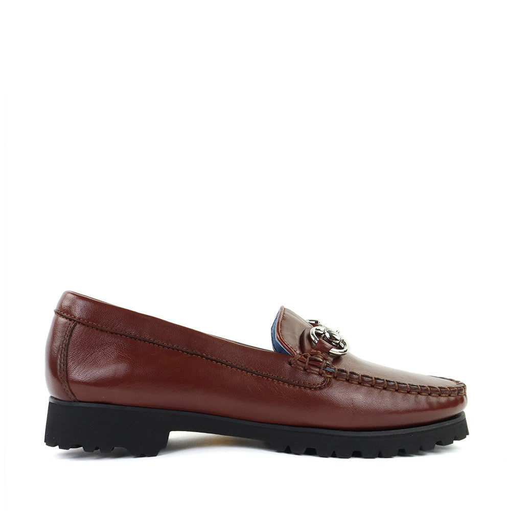 Robert Zur Soho Brown side view - Hanig's Footwear