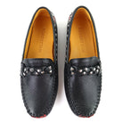 Robert Zur Twisted Galaxy Black top view - Hanig's Footwear